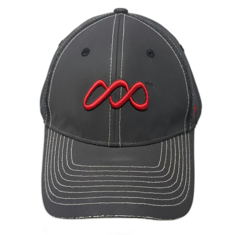 Zephyr Baseball Cap Gray One Size Park City Red Embroidery Performance Mesh Hat